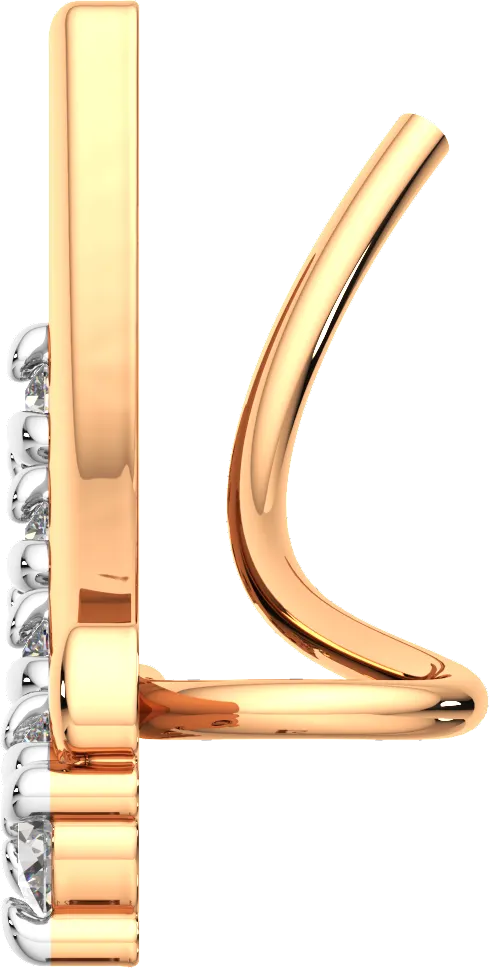 Серьги из розового золота ZORKA 3101306.14K.R.ZZ (с фианитами) — фото 2