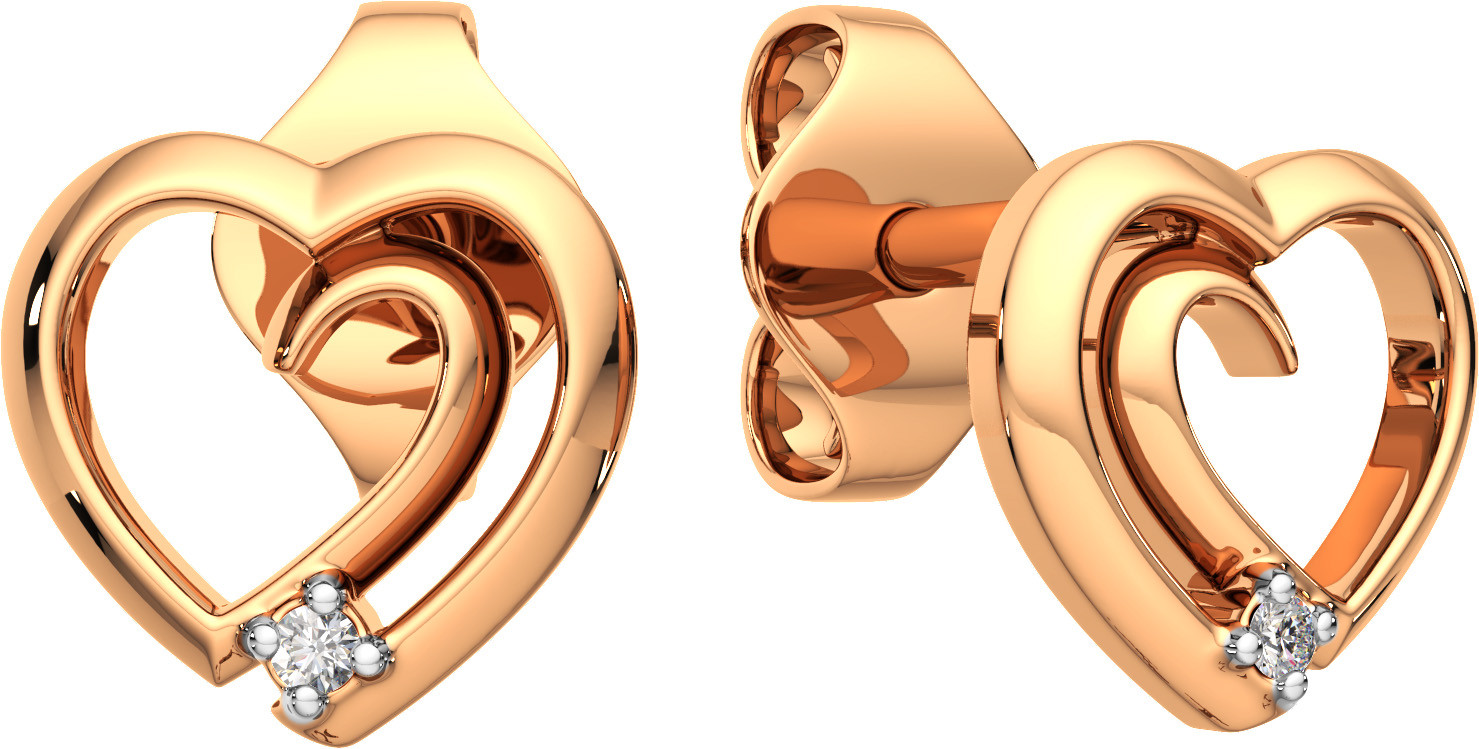 Серьги из розового золота ZORKA 310975.14K.R.ZZ (с фианитами)