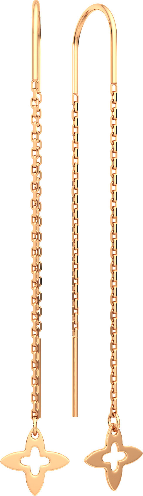 Серьги из розового золота ZORKA 3900171.14K.R.ZZ