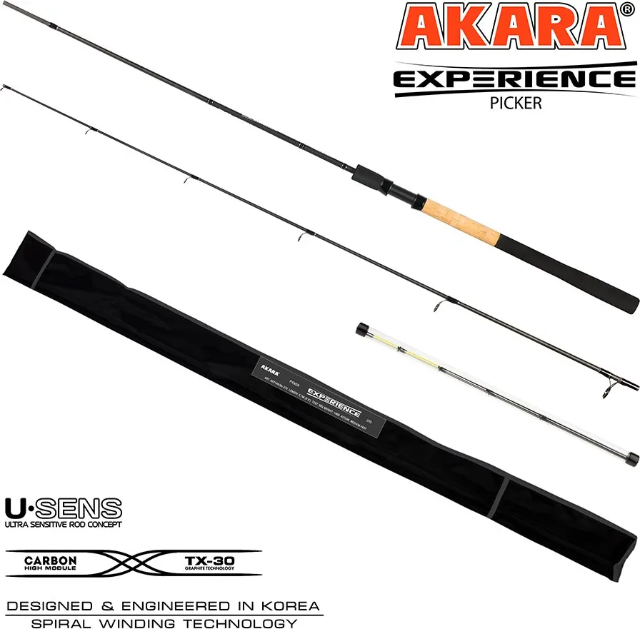 Удилище Akara Experience Picker TX-30 10-30-50 / AEP138/50-240 (2.4м) — фото 2