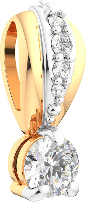 Подвеска из розового золота ZORKA 440455.14K.R (с фианитами) — фото 2