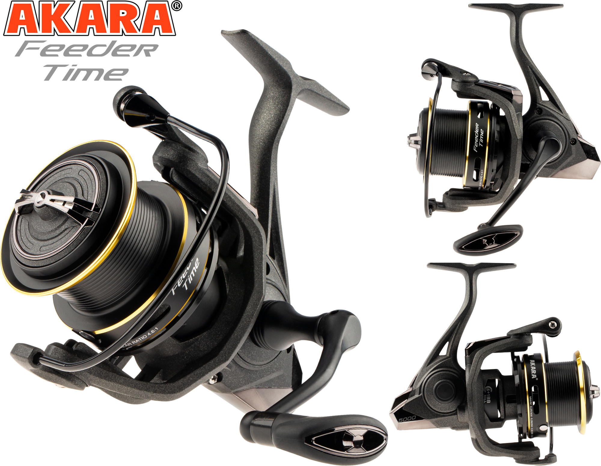 Катушка безынерционная Akara Feeder Time 5000 6+1bb / AFT5000-7 — фото 3