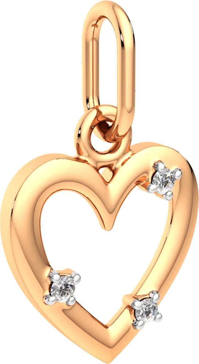 Подвеска из розового золота ZORKA 440689.14K.R.ZZ (с фианитами) — фото 2
