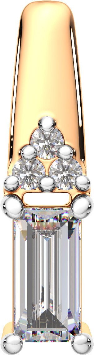 Подвеска из розового золота ZORKA 440956.14K.R.ZZ (с фианитами)