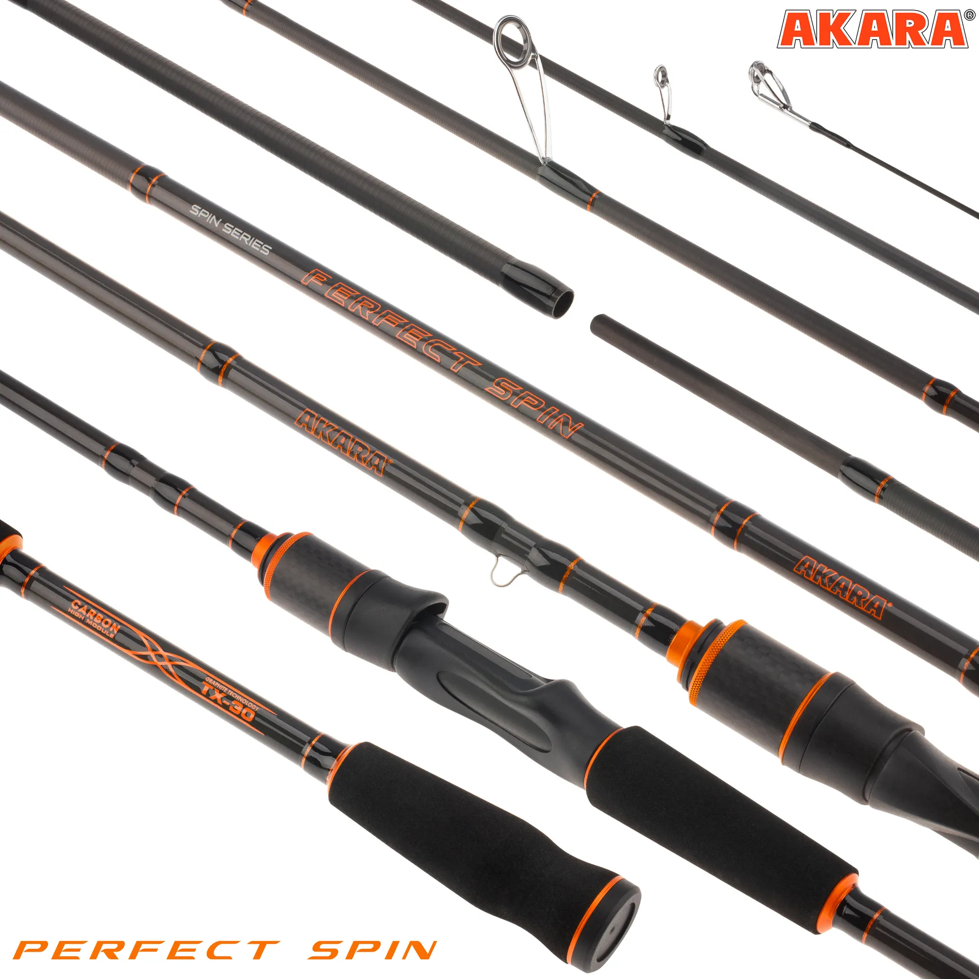 Удилище Akara Perfect Spin M 902 TX-30 7-35 / P902M-270 (2.7м) — фото 4