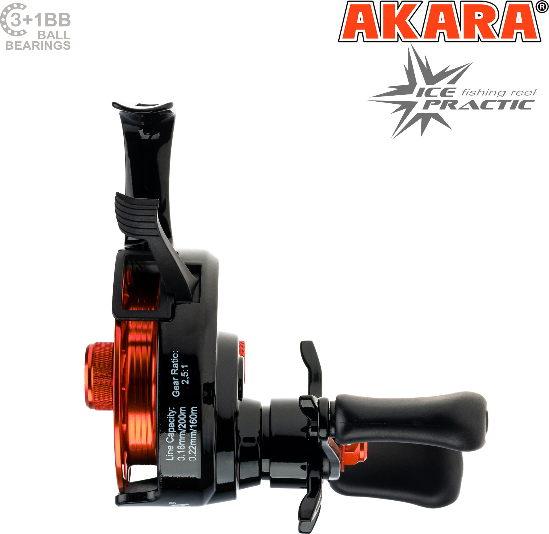Катушка мультипликаторная Akara Ice Practic 3+1 bb / AIP-4 — фото 5