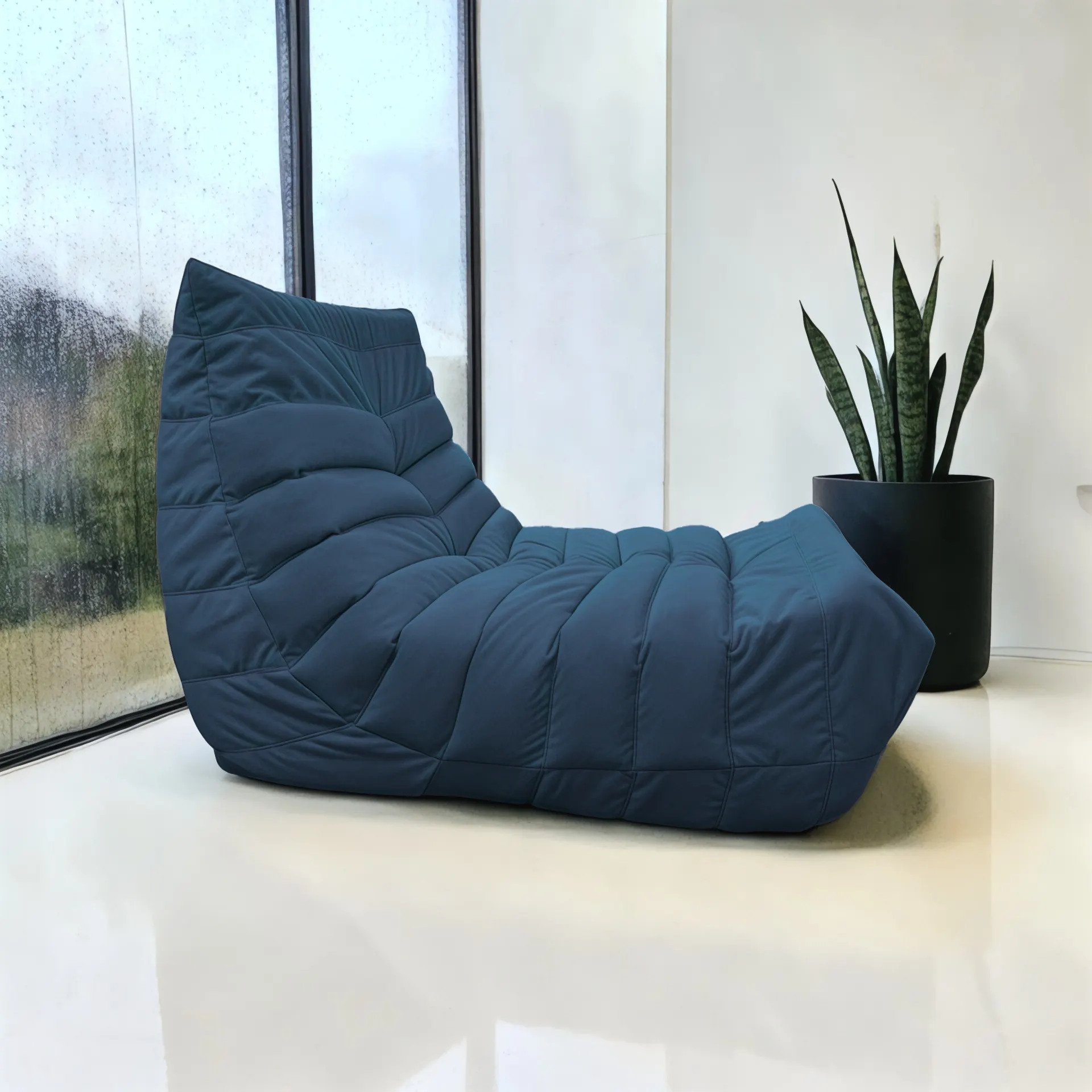 Кресло-мешок BeanBag Француз / FC-90x35-D (джинс) — фото 2
