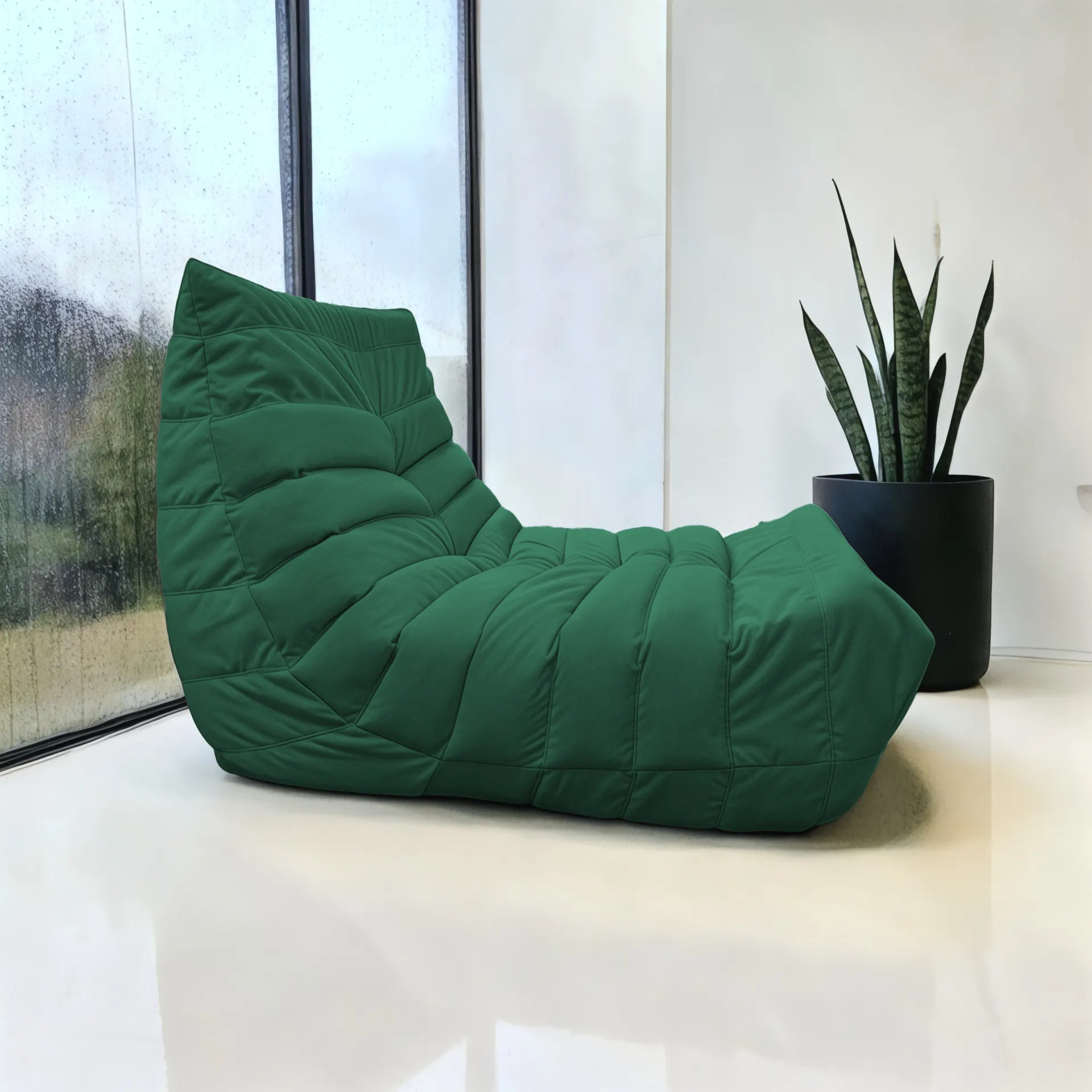 Кресло-мешок BeanBag Француз / FC-90x35-DG (джунгли) — фото 6