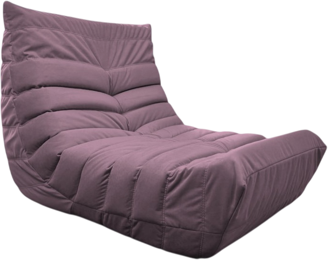 Кресло-мешок BeanBag Француз / FC-90x35-SI (сирень)