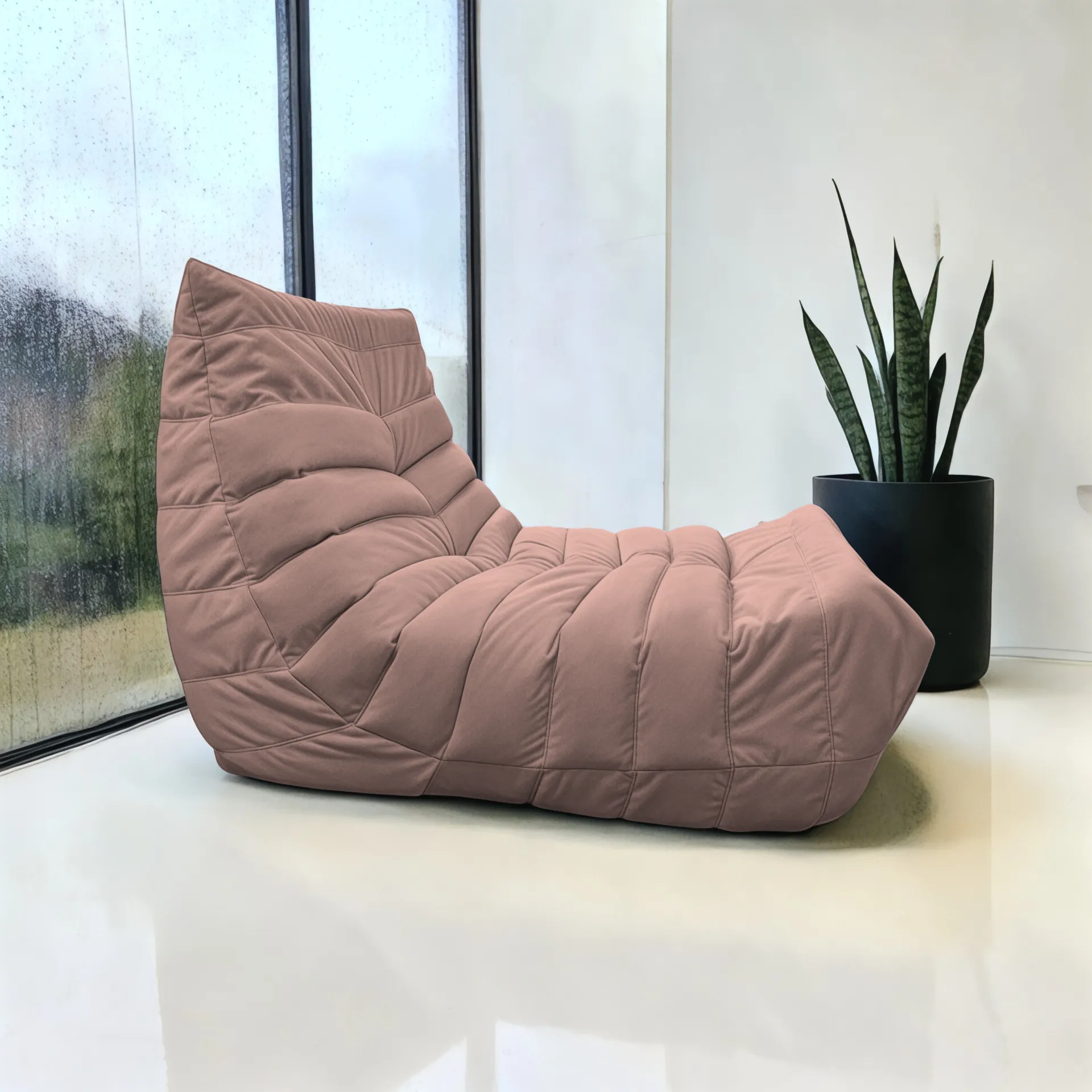 Кресло-мешок BeanBag Француз / FC-90x35-F (фламинго) — фото 3