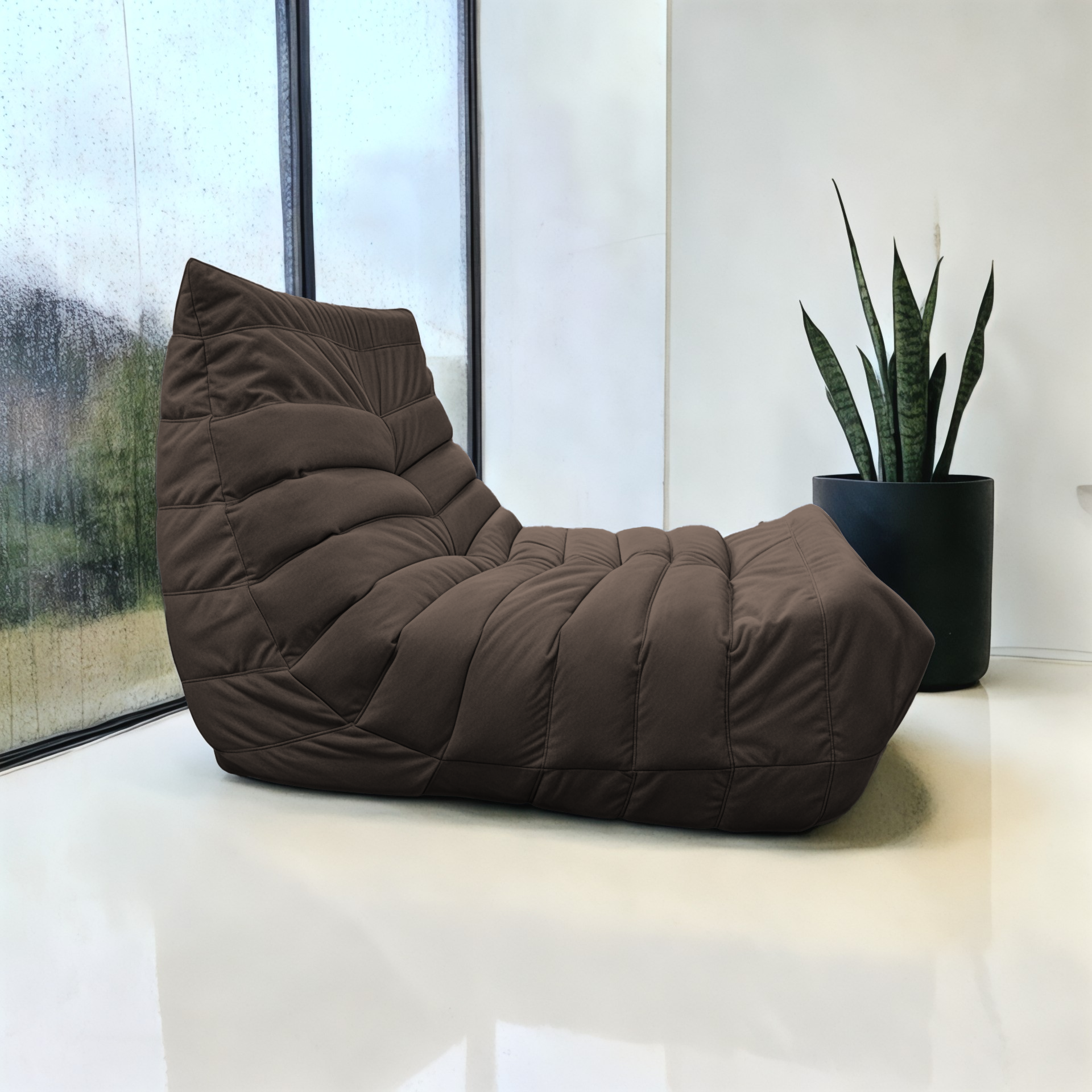 Кресло-мешок BeanBag Француз / FC-90x35-SH (шоколад) — фото 3