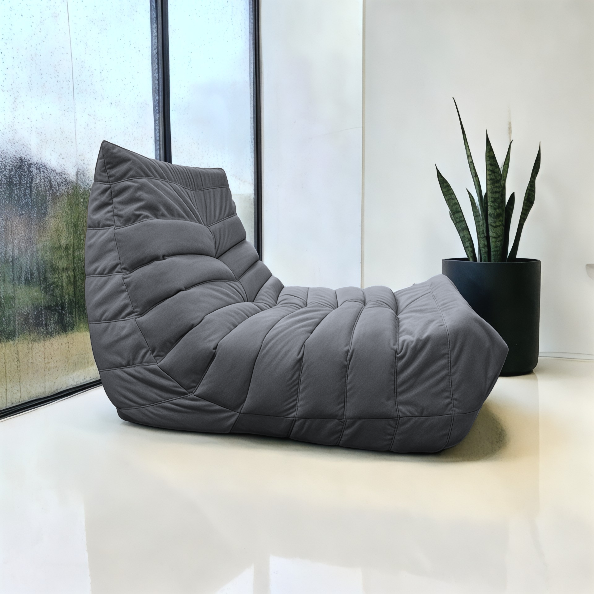 Кресло-мешок BeanBag Француз / FC-90x35-ST (шторм) — фото 6