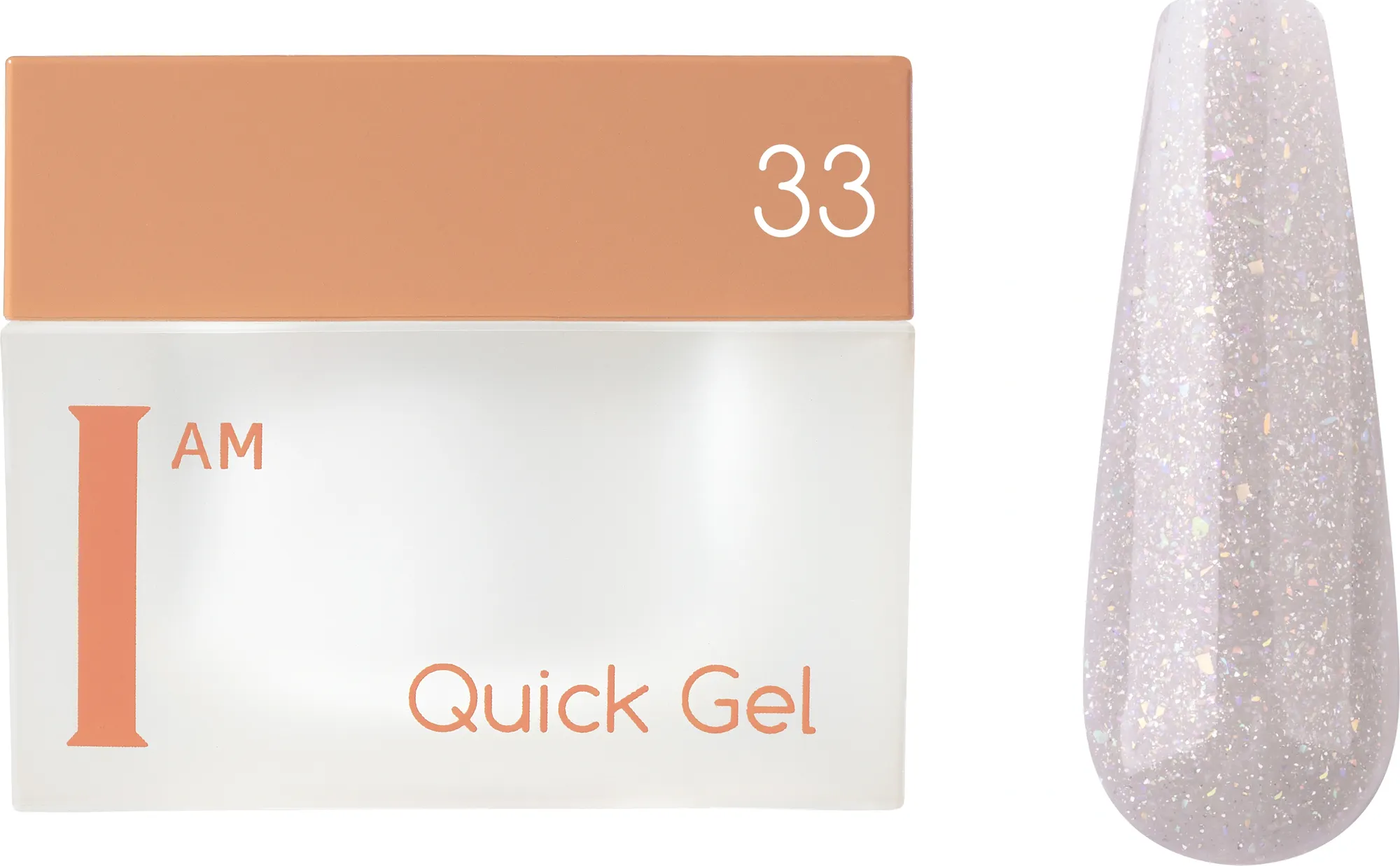 Моделирующий гель для ногтей I am Quick Gel тон 33 (12мл)