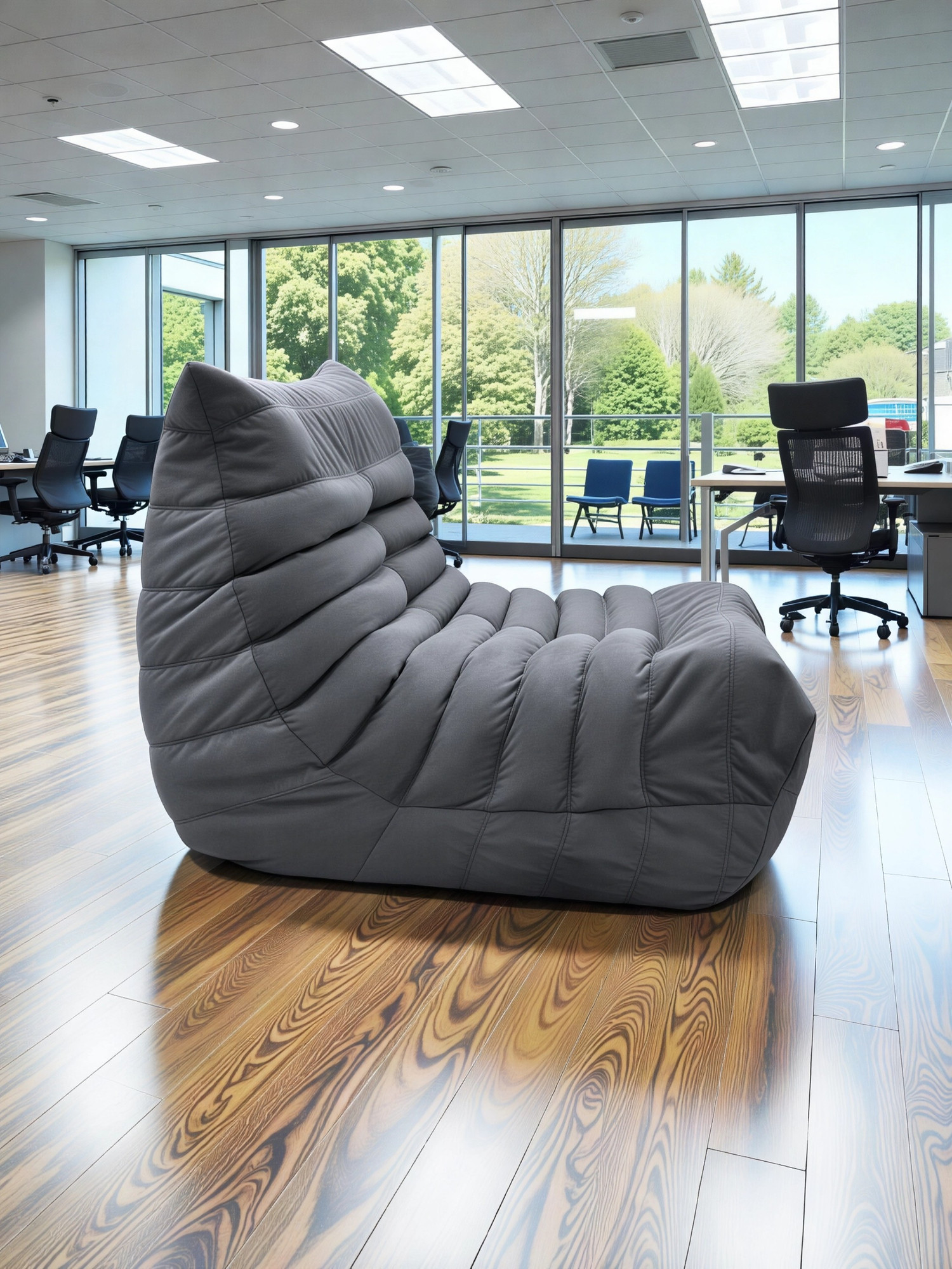 Кресло-мешок BeanBag Француз / FC-90x45-ST (шторм) — фото 3