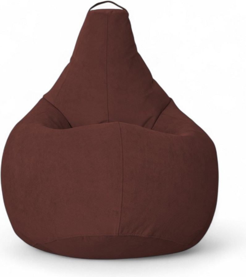 Кресло-мешок BeanBag Груша XXL / GVP-125x85-B (велюр бордо) — фото 2