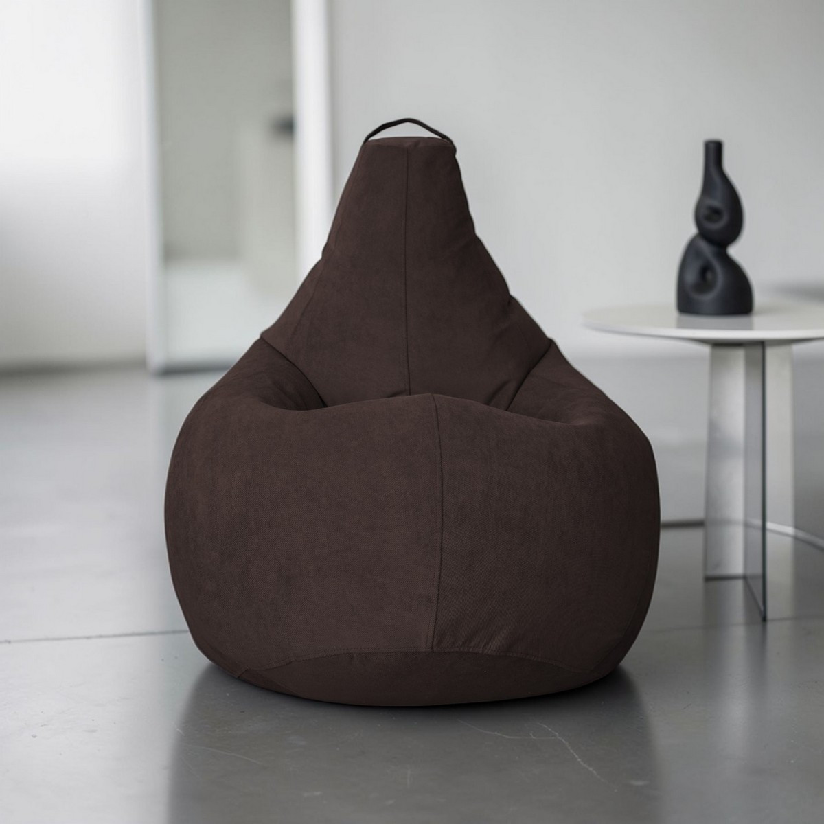 Кресло-мешок BeanBag Груша XXL / GVP-125x85-GSH (горький шоколад) — фото 5
