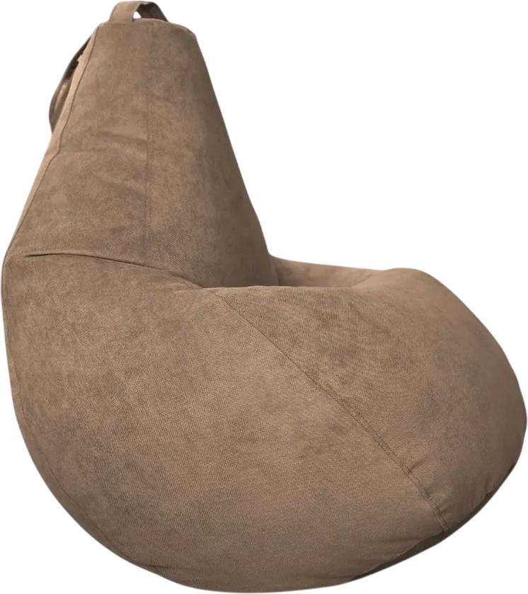 Кресло-мешок BeanBag Груша XXL / GVP-125x85-KM (кофе с молоком)