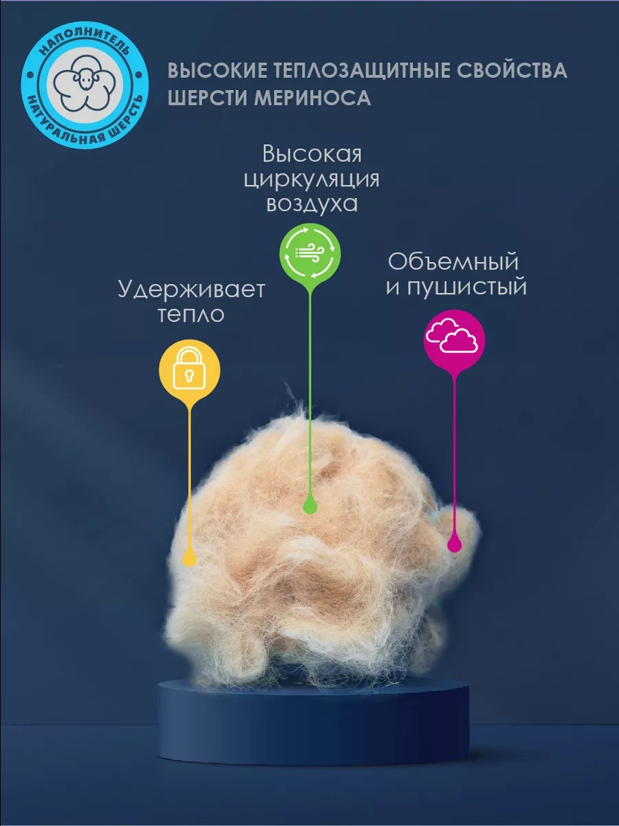 Подушка для сна ВАСИЛИСА 23 New П/260 50x70 / 319345 — фото 2