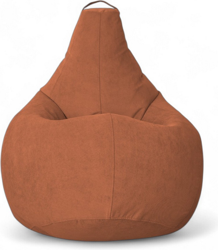 Кресло-мешок BeanBag Груша XXL / GVP-125x85-T (велюр терракот) — фото 2