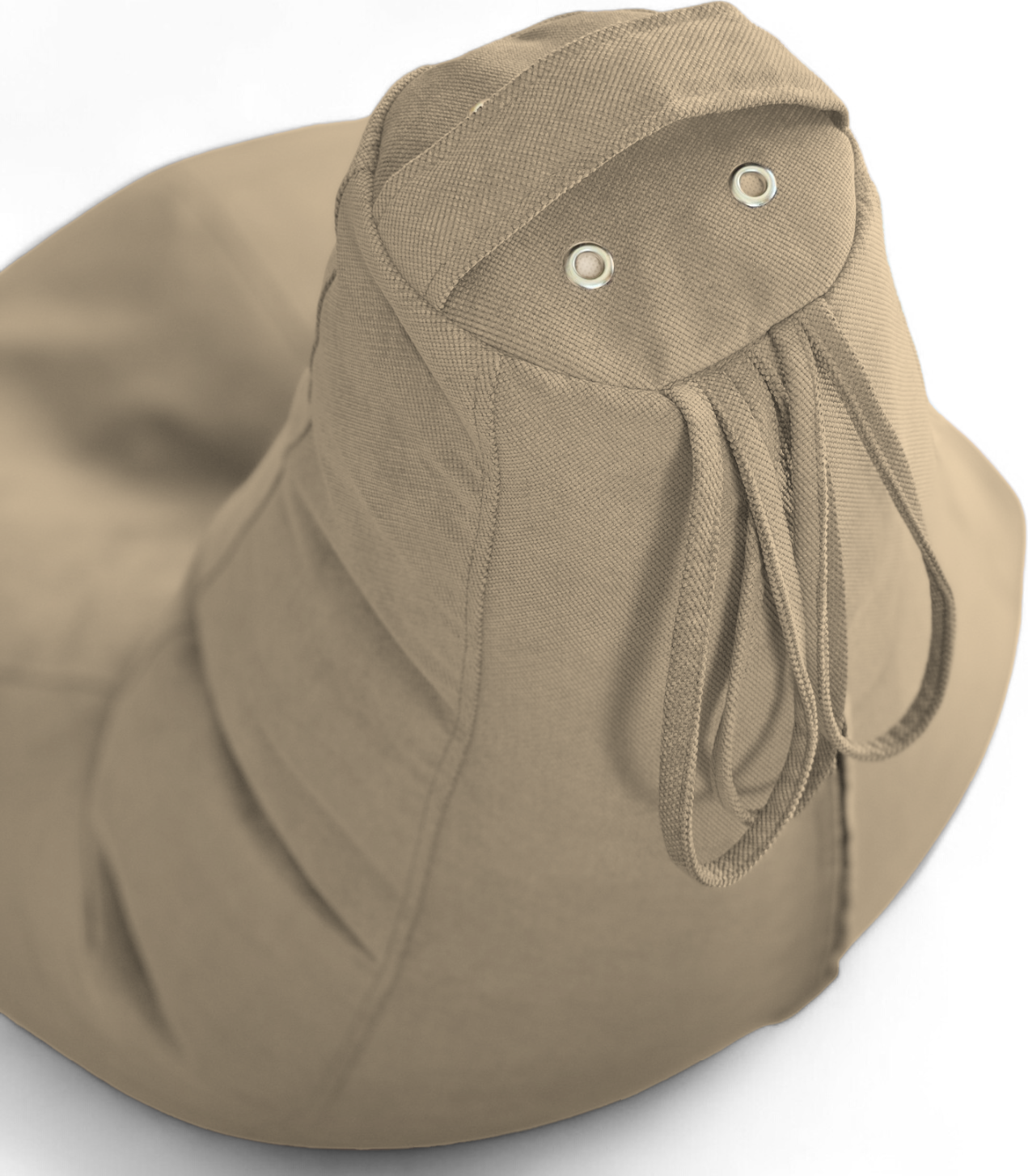 Кресло-мешок BeanBag Груша XXL / GVP-125x85-BE (велюр бежевый) — фото 3