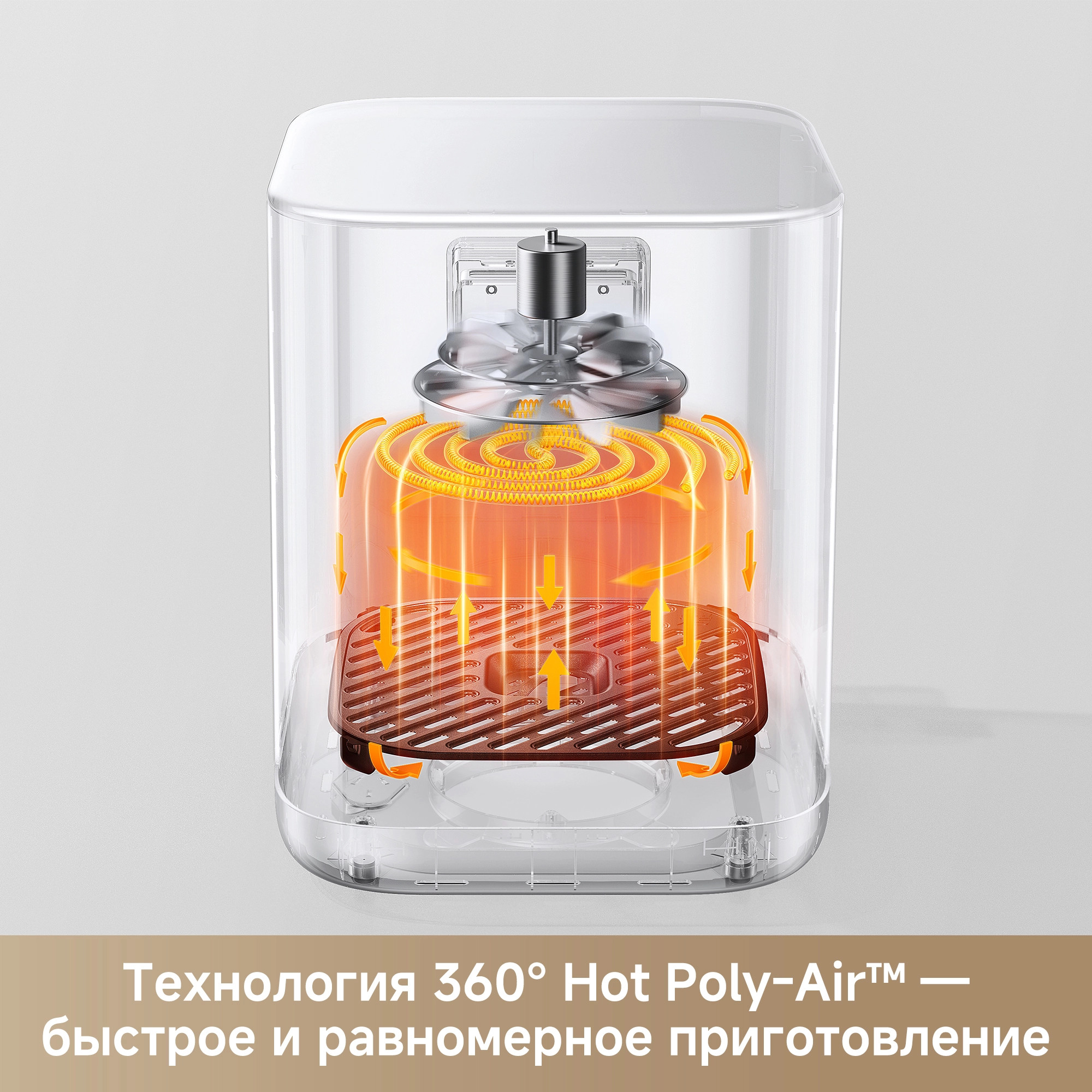 Аэрогриль Trouver Air Fryer FD10s Pro (белый) — фото 6