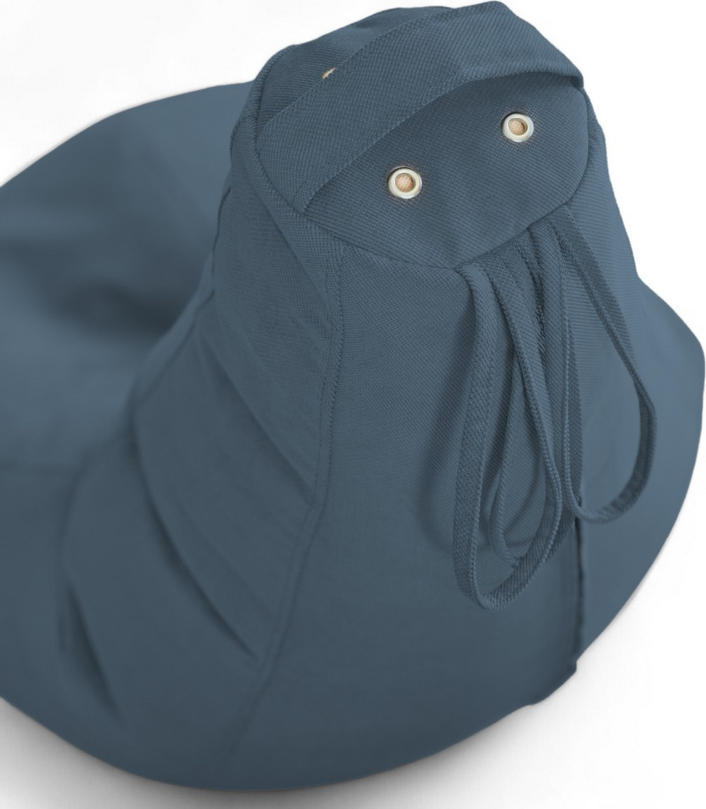 Кресло-мешок BeanBag Груша XXL / GVP-125x85-SS (велюр светло-синий) — фото 3
