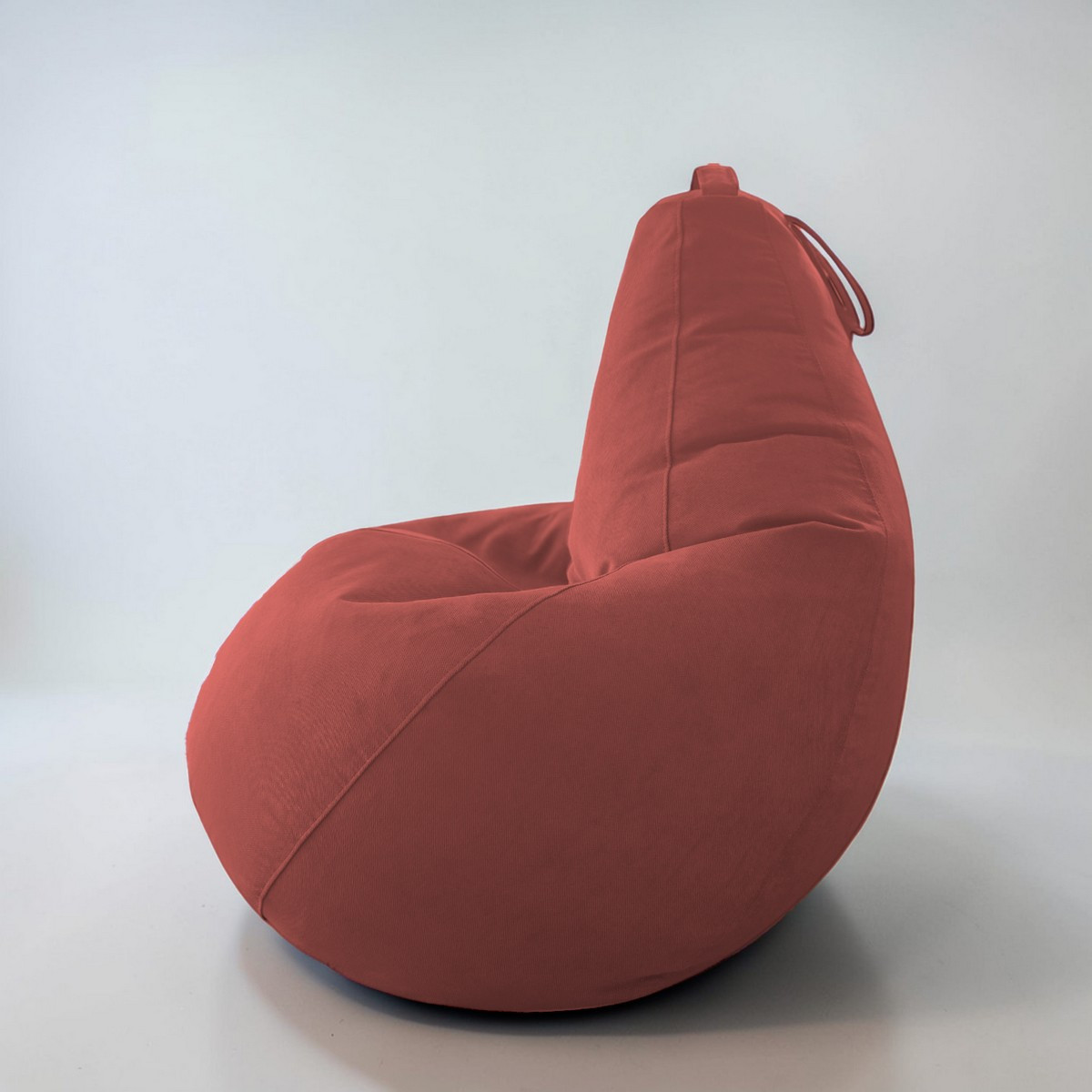 Кресло-мешок BeanBag Груша XXL / GVP-125x85-K (велюр красный) — фото 6