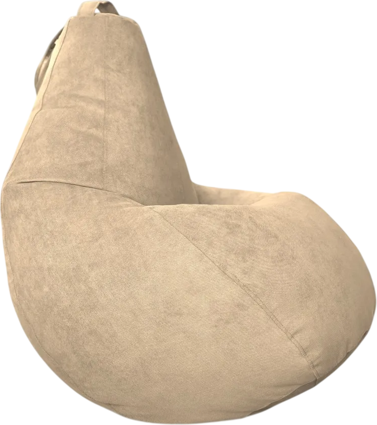 Кресло-мешок BeanBag Груша XXXL / GVP-130x95-V (велюр ваниль)