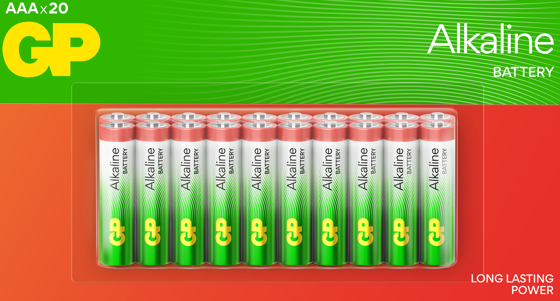 Комплект батареек GP Batteries Alkaline LR03 / 24ARETA21-2GDBC20 (20шт) — фото 3