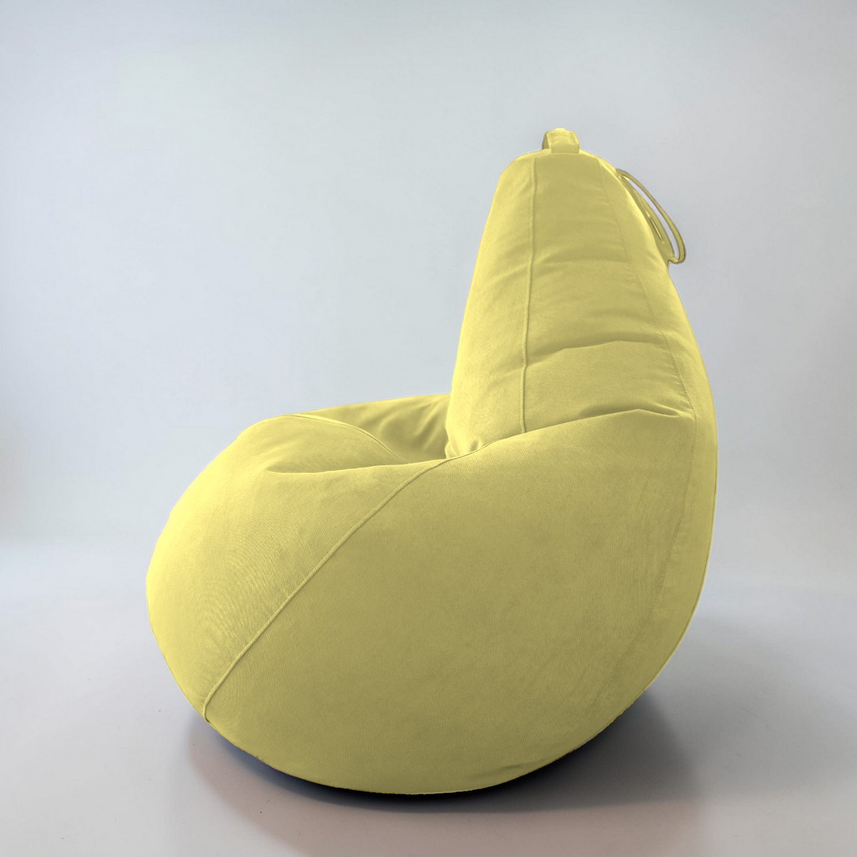Кресло-мешок BeanBag Груша XXXXL / GVP-140x100-ZH (велюр желтый) — фото 6