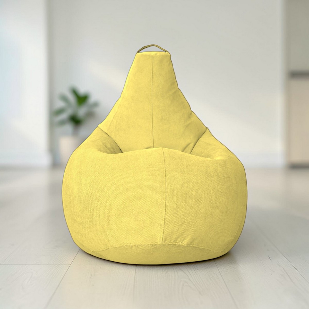 Кресло-мешок BeanBag Груша XXXXL / GVP-140x100-ZH (велюр желтый) — фото 5