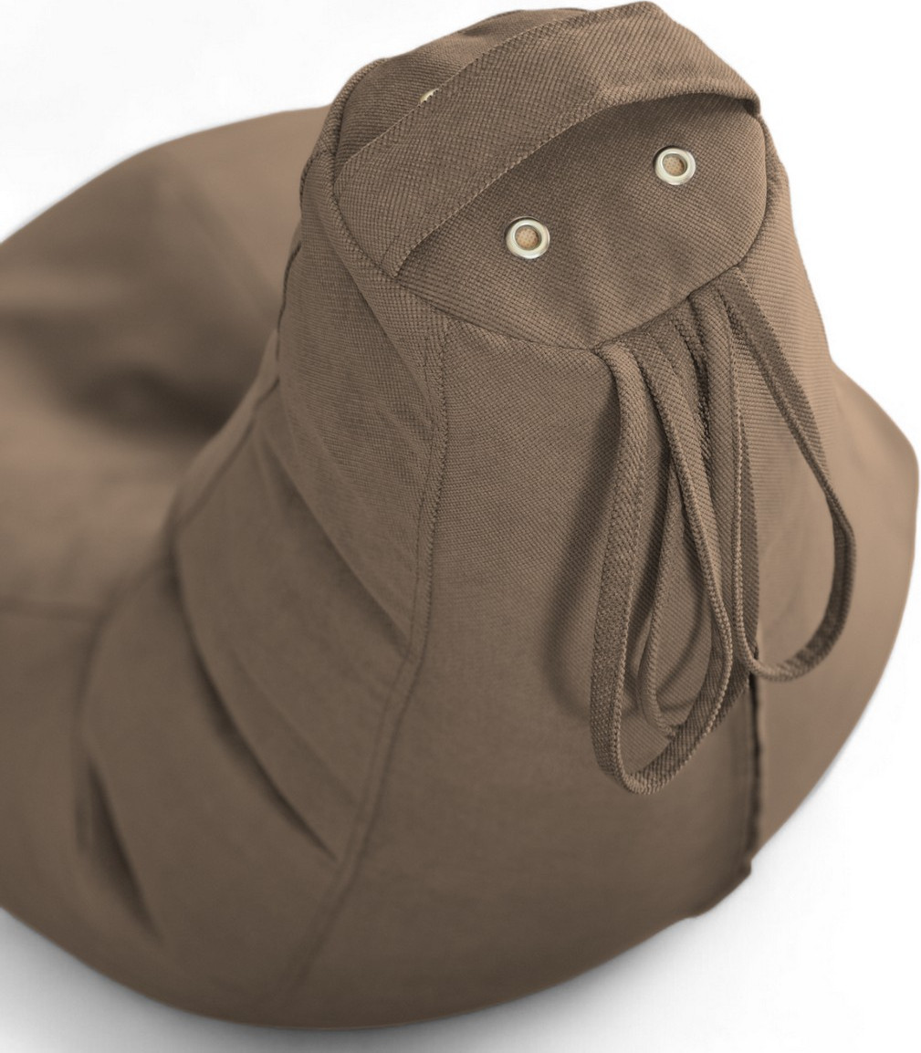 Кресло-мешок BeanBag Груша XXXXL / GVP-140x100-KM (велюр кофе с молоком) — фото 3