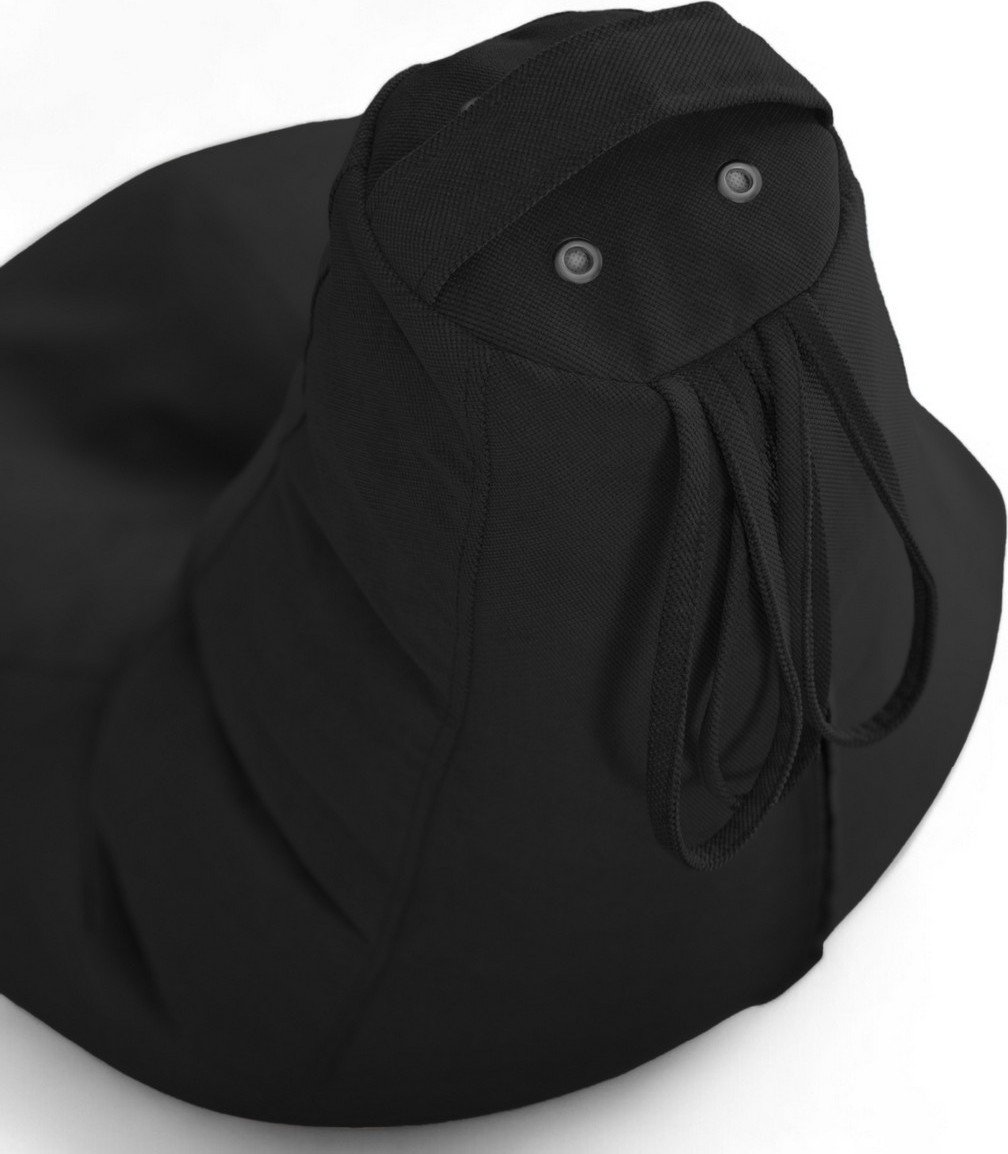 Кресло-мешок BeanBag Груша XXXXL / GVP-140x100-CH (велюр черный) — фото 3