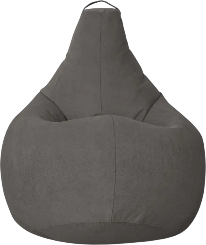 Кресло-мешок BeanBag Груша XXXXL / GVP-140x100-A (велюр антрацит) — фото 2