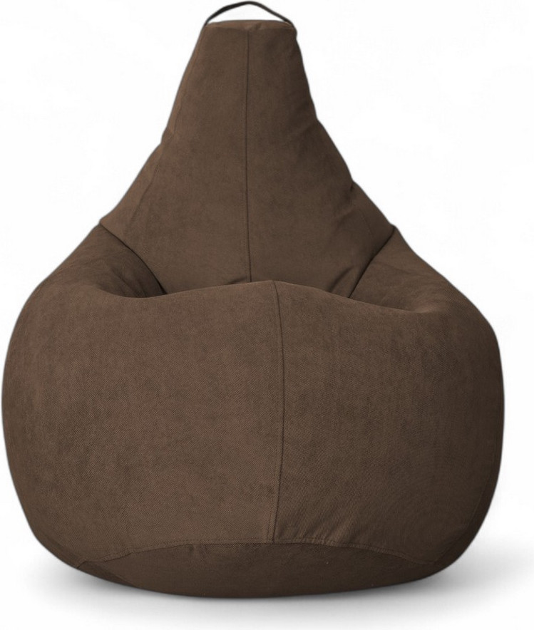 Кресло-мешок BeanBag Груша XXXXL / GVP-140x100-SH (велюр шоколад) — фото 2