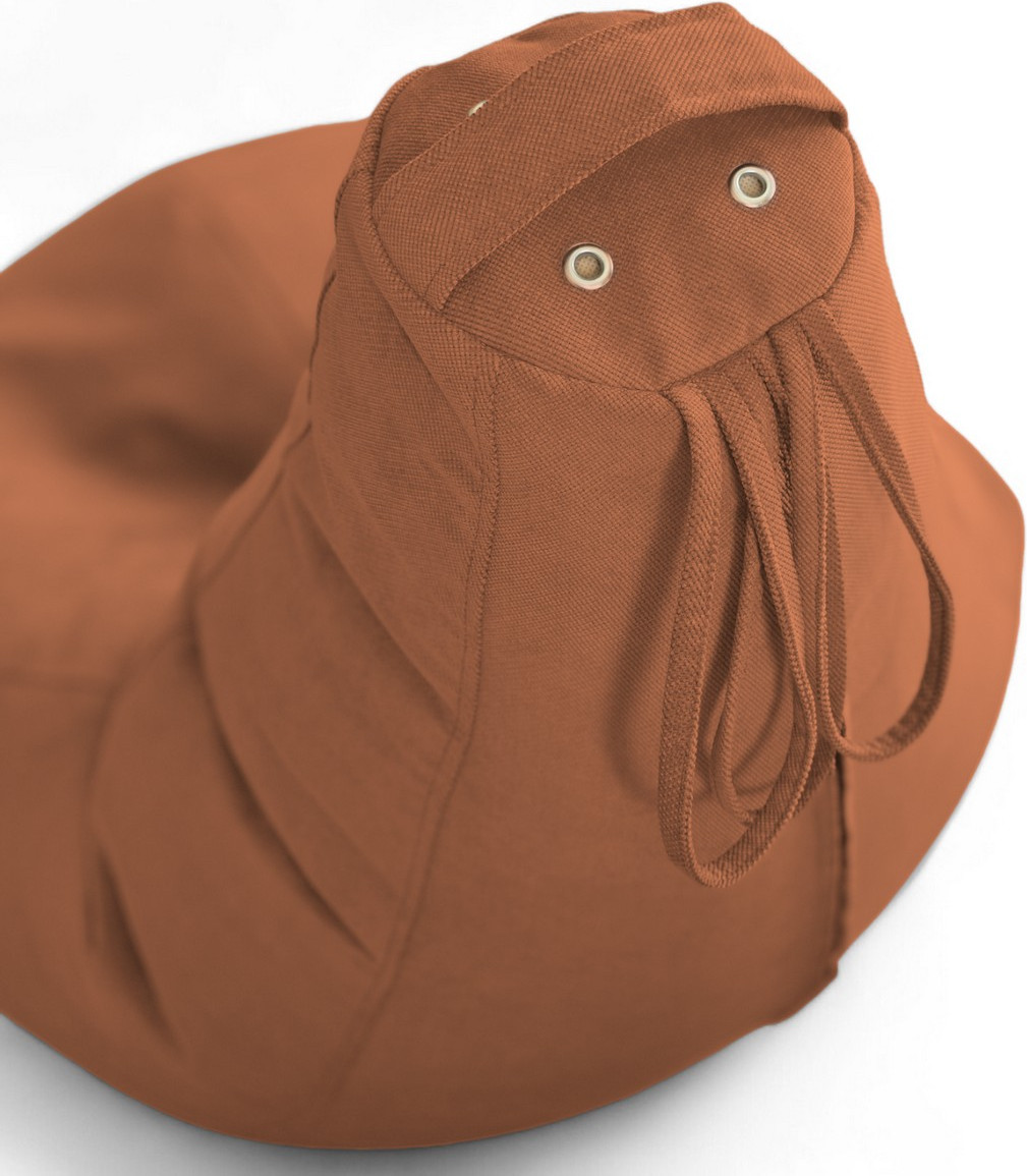 Кресло-мешок BeanBag Груша XXXXL / GVP-140x100-T (велюр терракот) — фото 3