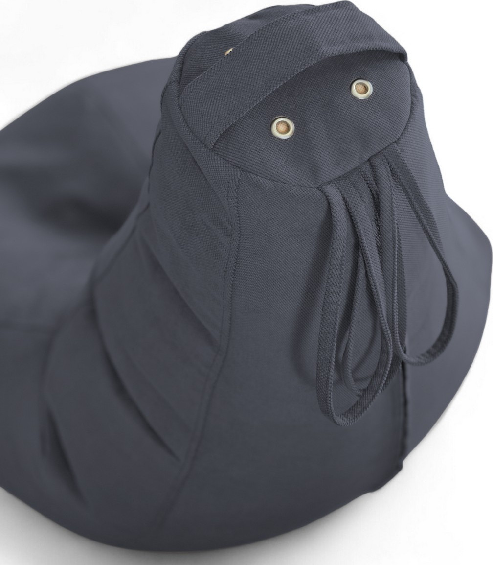 Кресло-мешок BeanBag Груша XXXXL / GVP-140x100-SI (велюр синий) — фото 3
