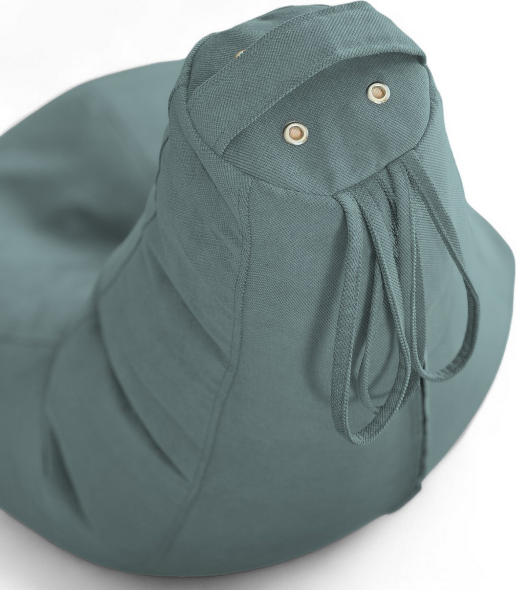 Кресло-мешок BeanBag Груша XXL / GVP-125x85-LA (велюр лазурь) — фото 3