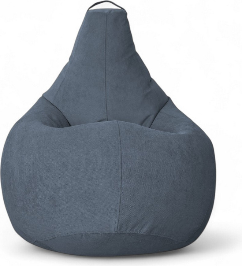 Кресло-мешок BeanBag Груша XXXXL / GVP-140x100-SS (велюр светло-синий) — фото 2