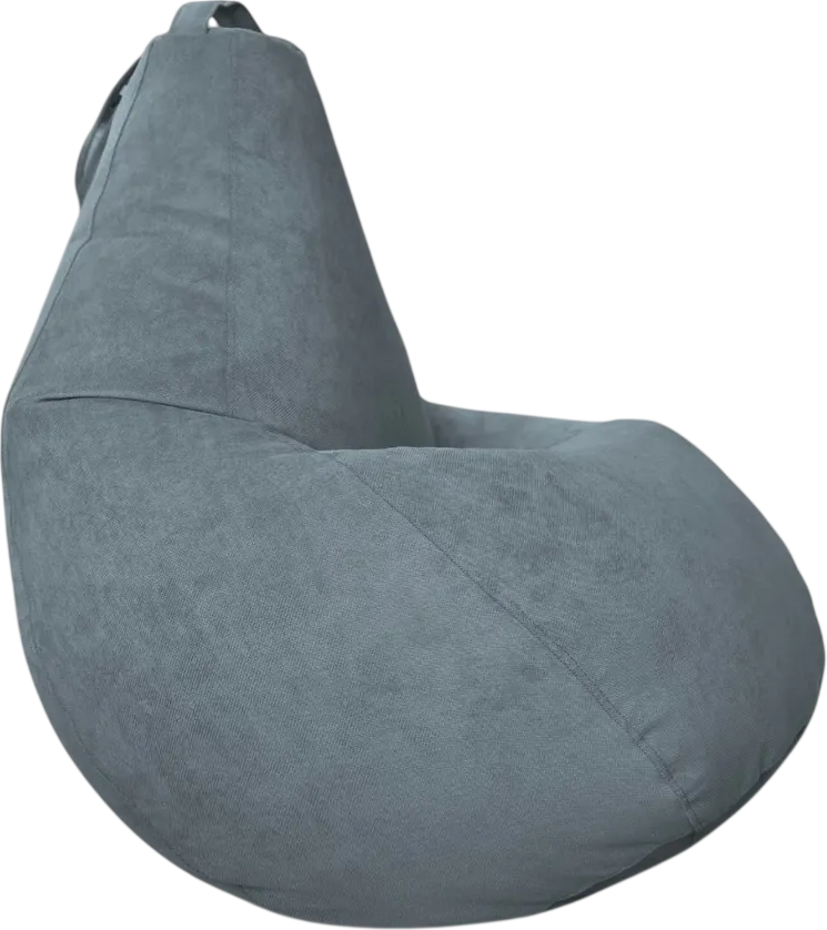 Кресло-мешок BeanBag Груша XXXXL / GVP-140x100-SS (велюр светло-синий)