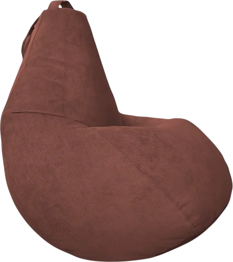 Кресло-мешок BeanBag Груша Царский / GVP-160x110-B (велюр Verona бордо)