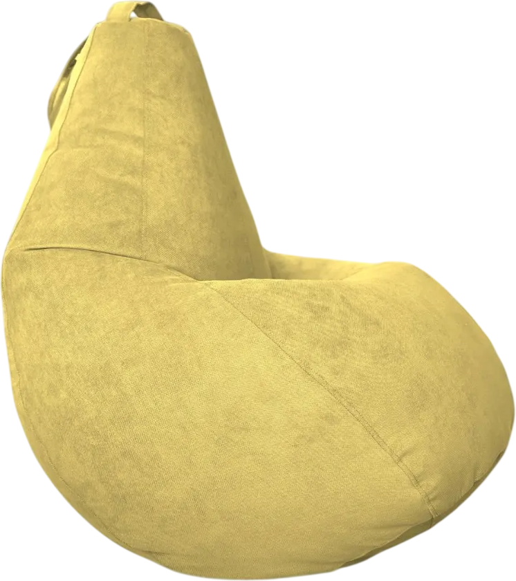 Кресло-мешок BeanBag Груша Царский / GVP-160x110-ZH (велюр Verona желтый)