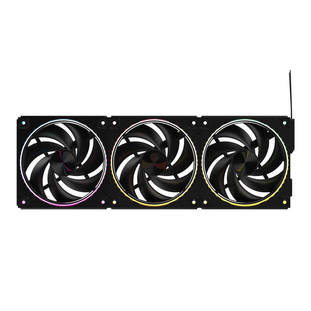 Набор вентиляторов для корпуса Zalman ZM-DF120 A3 (черный) — фото 3