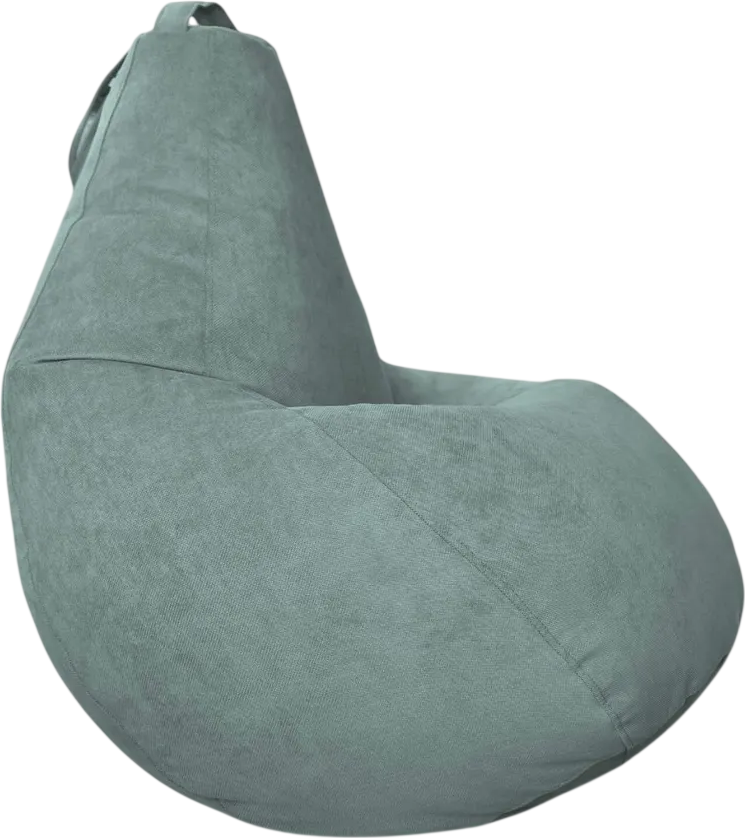 Кресло-мешок BeanBag Груша Царский / GVP-160x110-LA (велюр Verona лазурь)