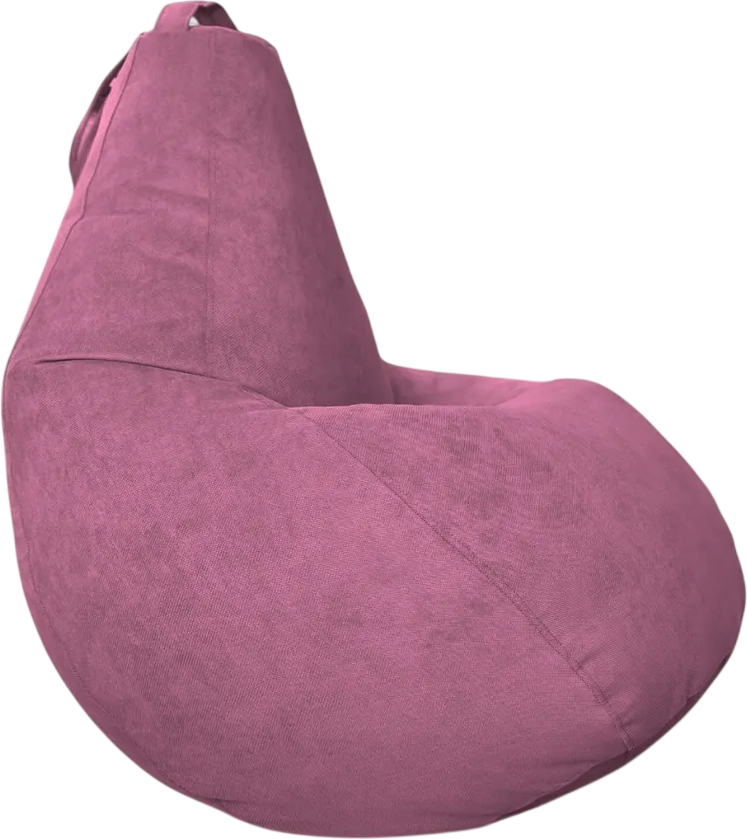 Кресло-мешок BeanBag Груша Царский / GVP-160x110-S (велюр Verona сирень)