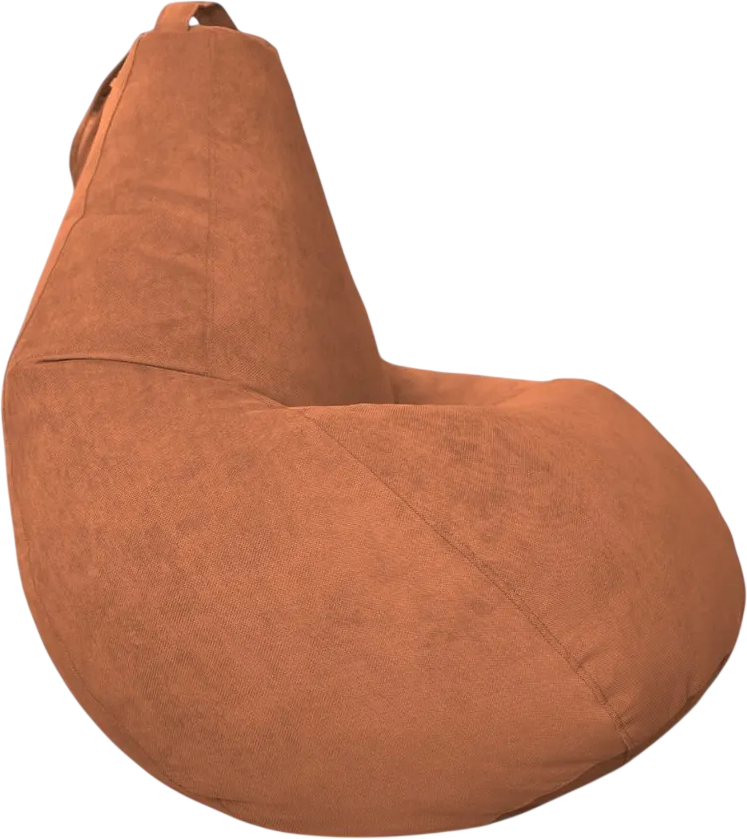 Кресло-мешок BeanBag Груша Царский / GVP-160x110-T (велюр Verona терракот)