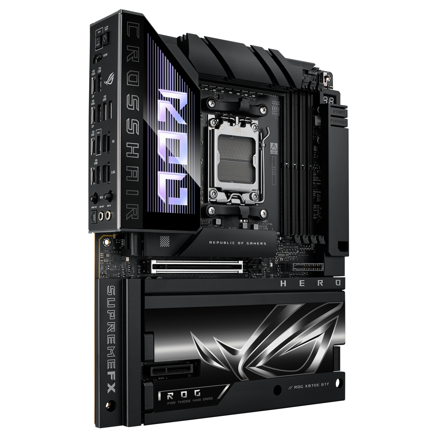 Материнская плата Asus ROG Crosshair X870E Hero BTF — фото 2