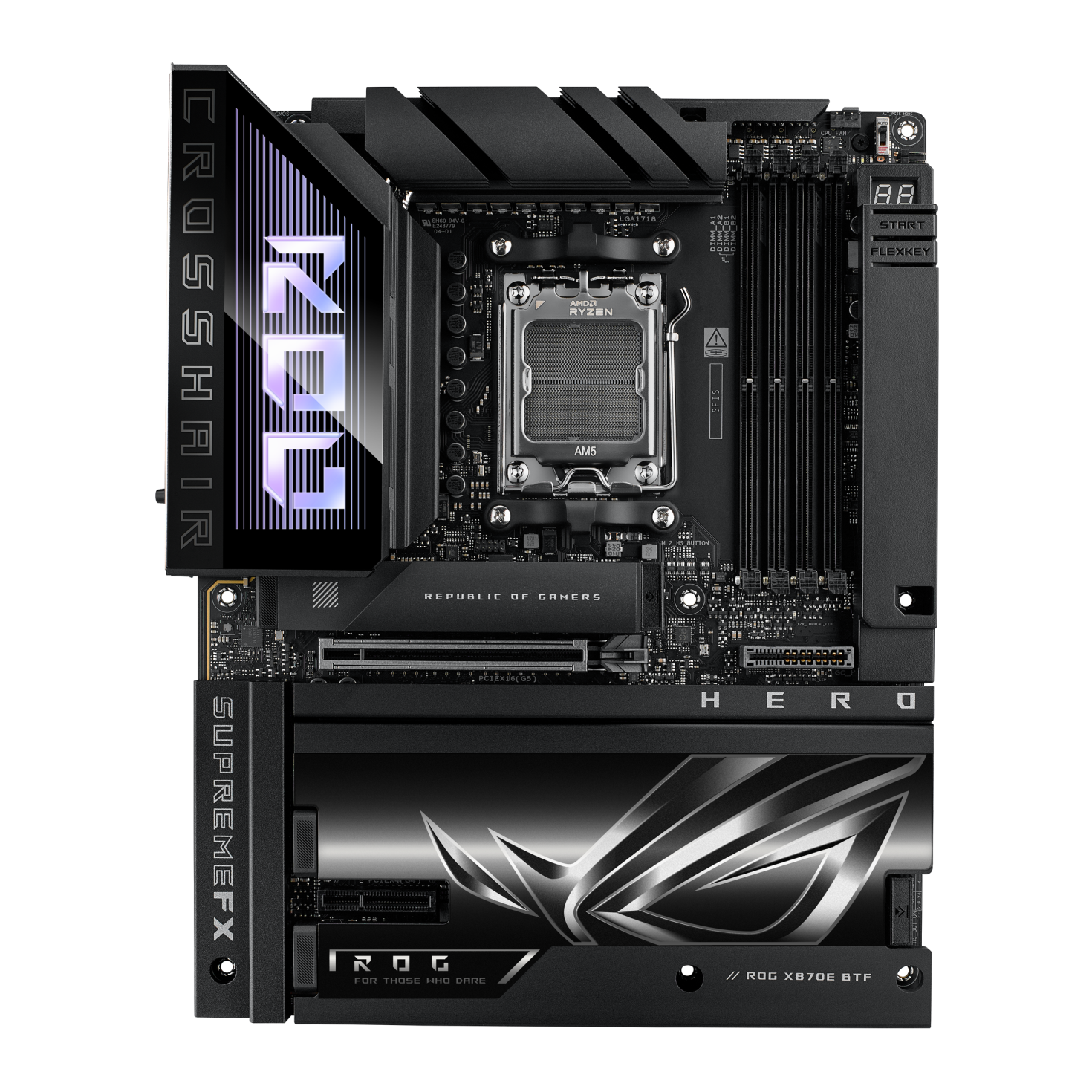 Материнская плата Asus ROG Crosshair X870E Hero BTF