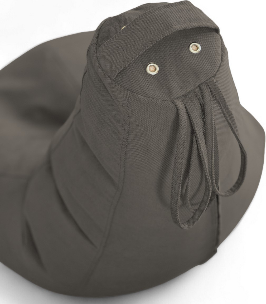 Кресло-мешок BeanBag Груша XXL / GVP-125x85-A (велюр антрацит) — фото 3
