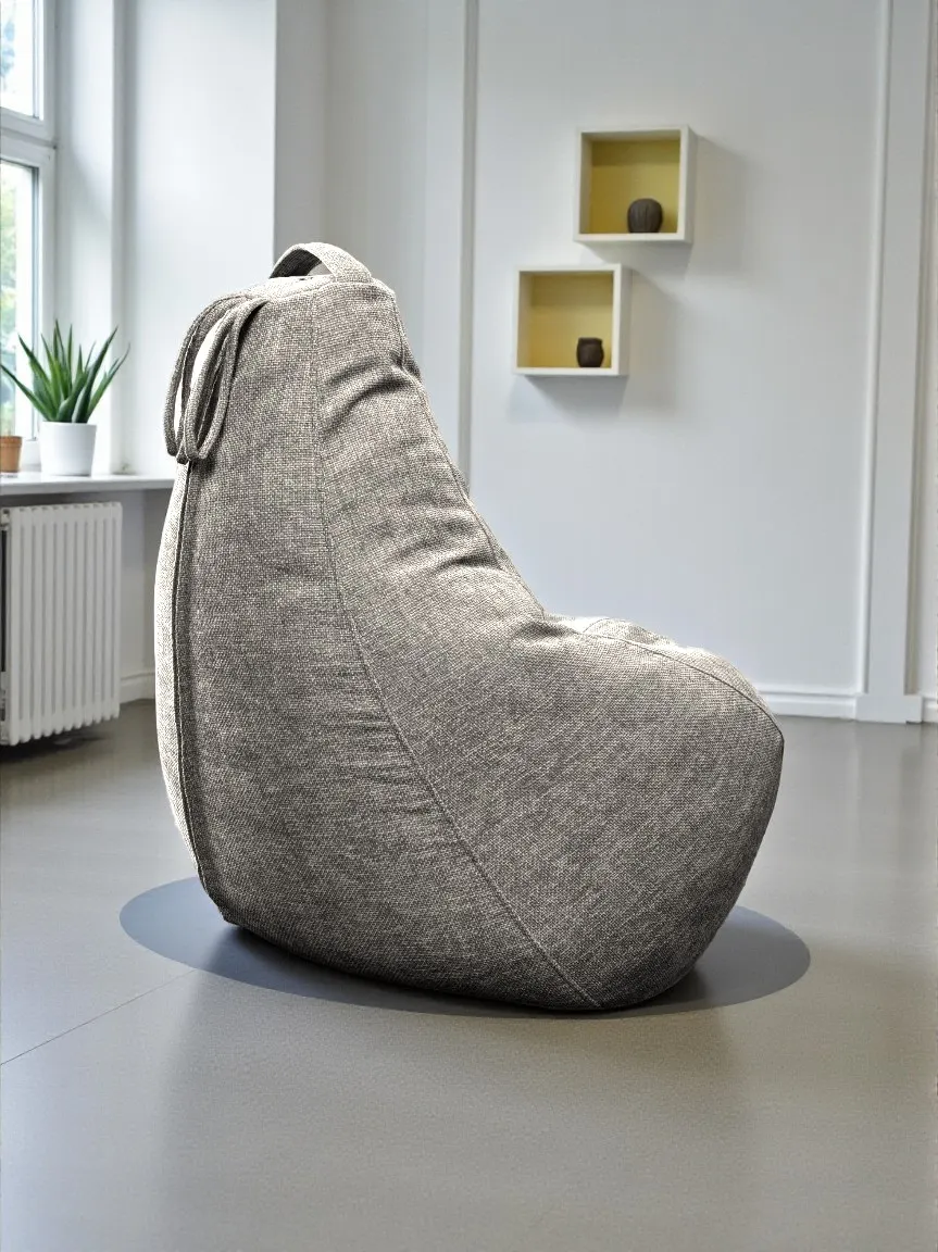 Кресло-мешок BeanBag Груша XXL / GVP-125x85-211 (шенилл 211 Sand) — фото 5